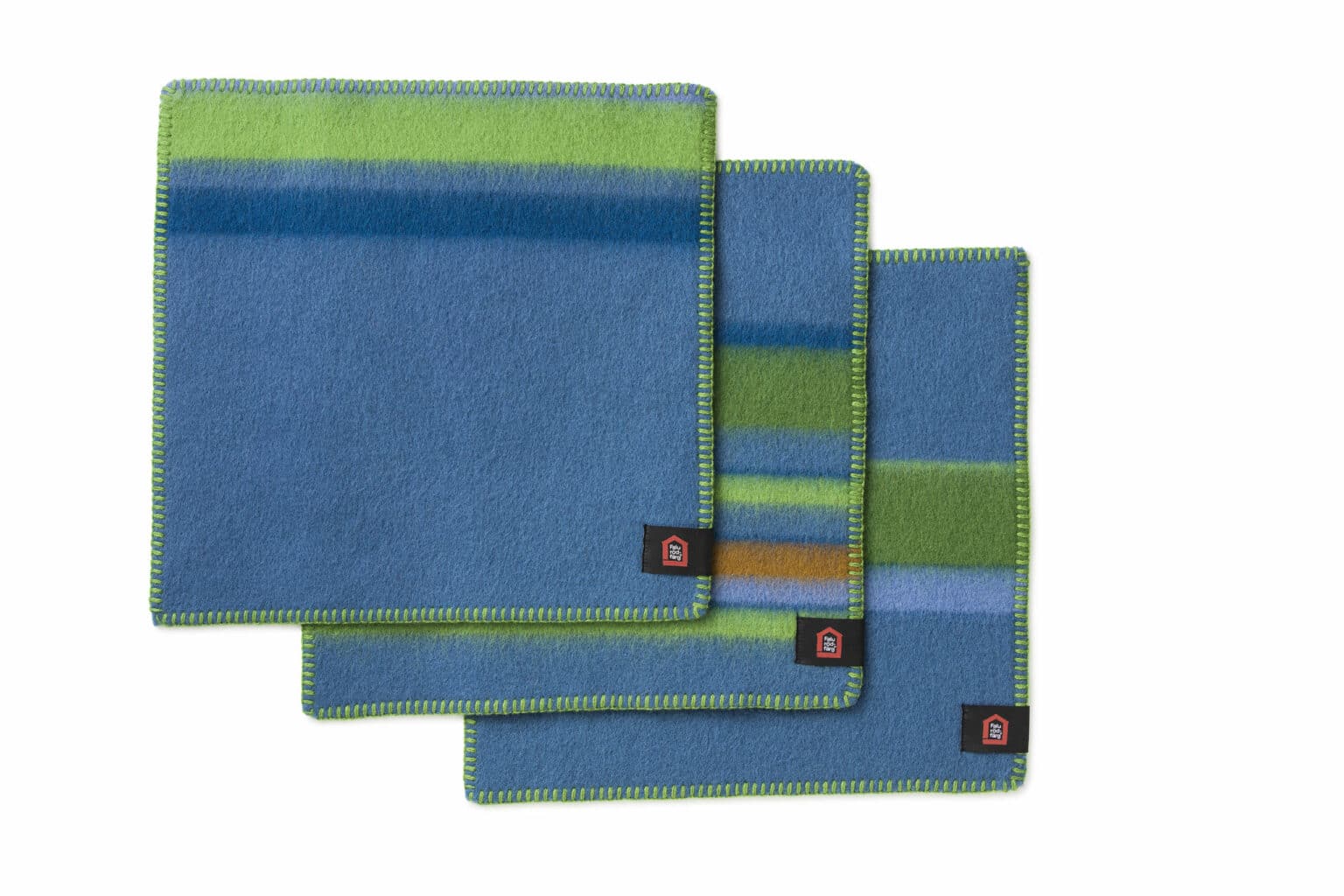 Falu Rödfärg Sittunderlag Blå Grön.